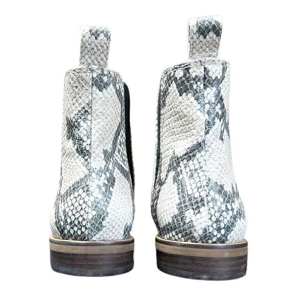 Lucky Brand Haylia Leather Chelsea Snake Boot - Picture 7 of 12
